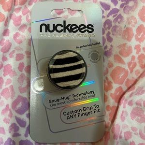 Phone stand zebra print